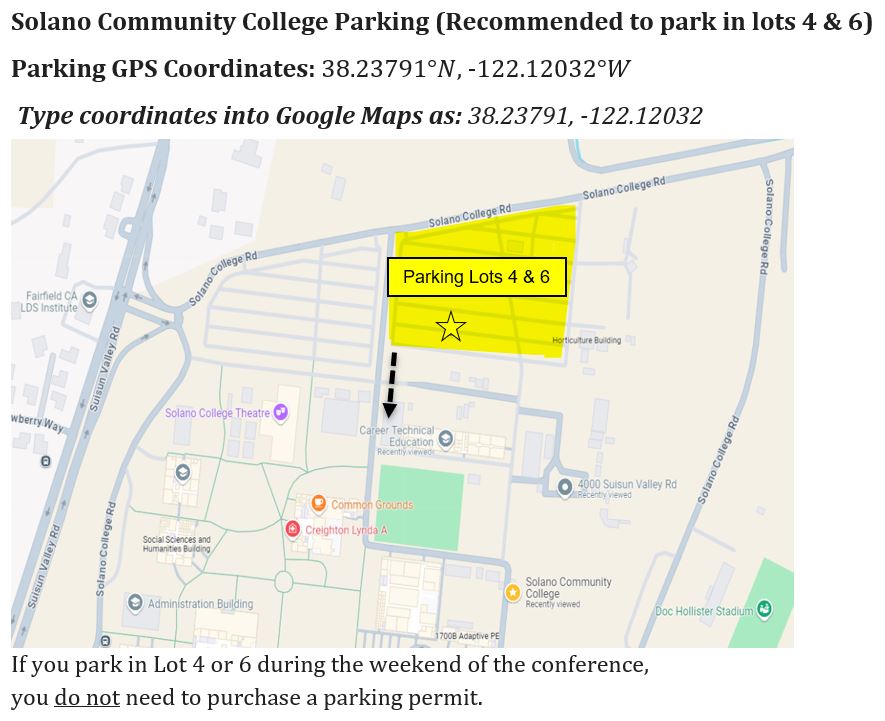 Solano Parking Map